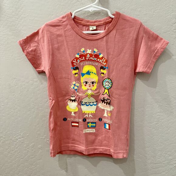 Coq En Pate Pink Marie Antoinette Short Sleeve Shirt - Picture 1 of 8